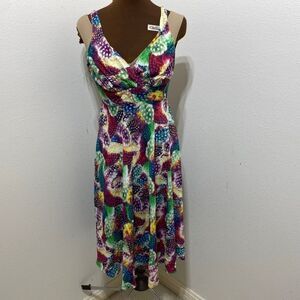 Jams World Sundress Size Small Hawaiian Aloha Sleeveless Dress